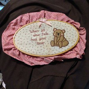 When all else fails hug your bear : decoration